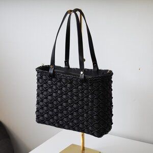 ZARA BASKET BAG- BLACK